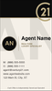 Century 21 business card front design C21-F23 Modern Branded Layout