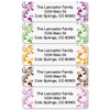 Swirls of Elegance Return Address Labels on Rolls
