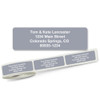Solid Grey Return Address Labels on Rolls