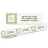 Monogram Tailored Elegance Return Address Labels on Rolls