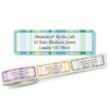 Graphic Stripes Return Address Labels on Rolls