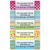 Vivid Return Address Labels on Rolls