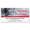 Bright Holiday Return Address Labels