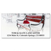 Quiet Christmas Return Address Labels