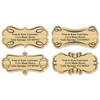 Woodgrain Diecut Address Labels (4 Designs)