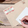 Christmas Patterns Diecut Address Labels (4 Designs)