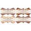 Fall Colors Diecut Address Labels (4 Designs)