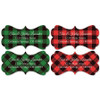 Christmas Buffalo Plaid Diecut Address Labels (4 Designs)