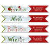 Words of the Season Wrap Around Address Labels (4 Designs)