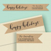 Kraft Happy Holidays Wrap Around Address Labels