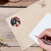 USA Round Address Labels