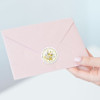 Summer Bee Round Address Labels (4 Designs)