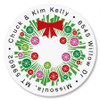 Tasty Trees Round Address Labels