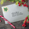 Holly Round Address Label