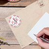 Dots Initial Round Address Labels