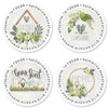 Home Sweet Home Round Address Labels (4 Designs)