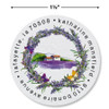 Purple Coast Round Address Labels (4 Designs)