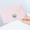 Purple Coast Round Address Labels (4 Designs)