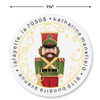 Holiday Magic Nutcrackers Round Address Labels (4 Designs)