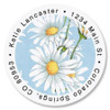 Daisy Collage Round Address Labels