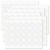 Textile Christmas Round Address Labels (6 Designs)