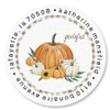 Harvest Notes Round Address Labels (4 Designs)-1