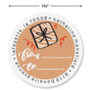 Kraft Greetings Round Address Labels (4 Designs)