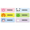 Personalized Wild Animal Name Stickers