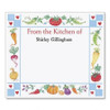 Gingham Hearts Canning Jar Labels