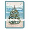 Beach Tree Christmas Greeting Cards