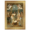Golden Nativity Deluxe Christmas Greeting Cards