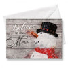 Snowman Believe Christmas Greeting Cards
