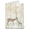 Deer and Fawn Deluxe Foil Christmas Greeting Cards