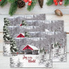 Christmas Covered Bridge Religious Christmas Greeting Cards