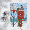 Birdhouse Christmas Greeting Cards