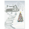 Winter Barn Christmas Greeting Cards