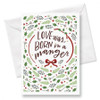 Love Was Born Religious Christmas Greeting Cards