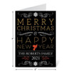 Bold Wishes Christmas Cards