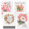 Stripes & Hearts Valentine's Day Cards