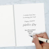Love and Hugs Personalized Valentines Card