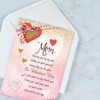 Heart on a String Pink Valentine's Day Cards