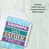 To Grandpa on Father's Day Card