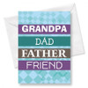 To Grandpa on Father's Day Card
