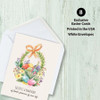 Easter Basket Sketch Easter Faith Cards