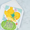 Chick on Egg Easter Card