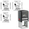 PEANUTS® Square Self-Inking Address Stamp