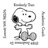 PEANUTS® Square Self-Inking Address Stamp