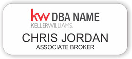 Keller Williams Realty Logo 2 White Regular Badge