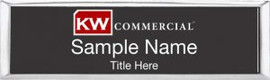 Keller Williams GPS Small Silver Executive Black Badge