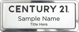Century 21 New Logo Prestige Polished Name Badge | KWP-98827